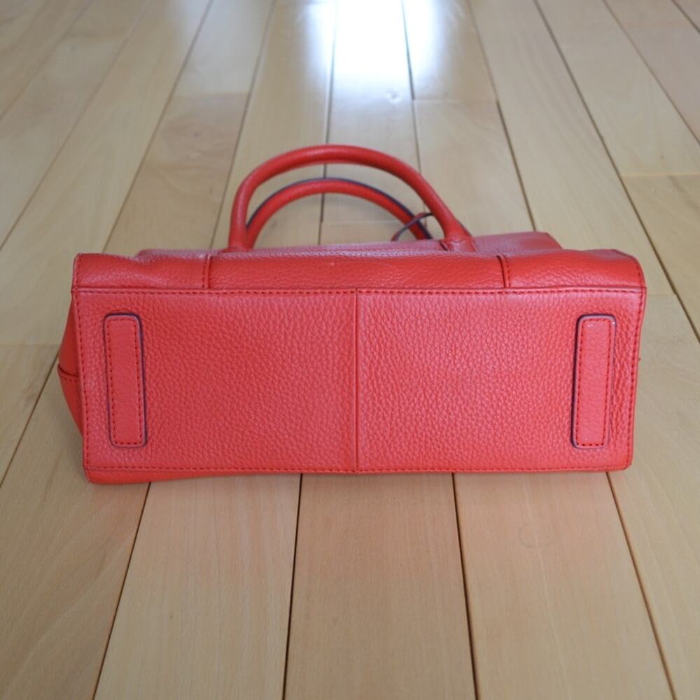 Arlington Court Medium Satchel Handbag Purse Red - Picture 3 of 6